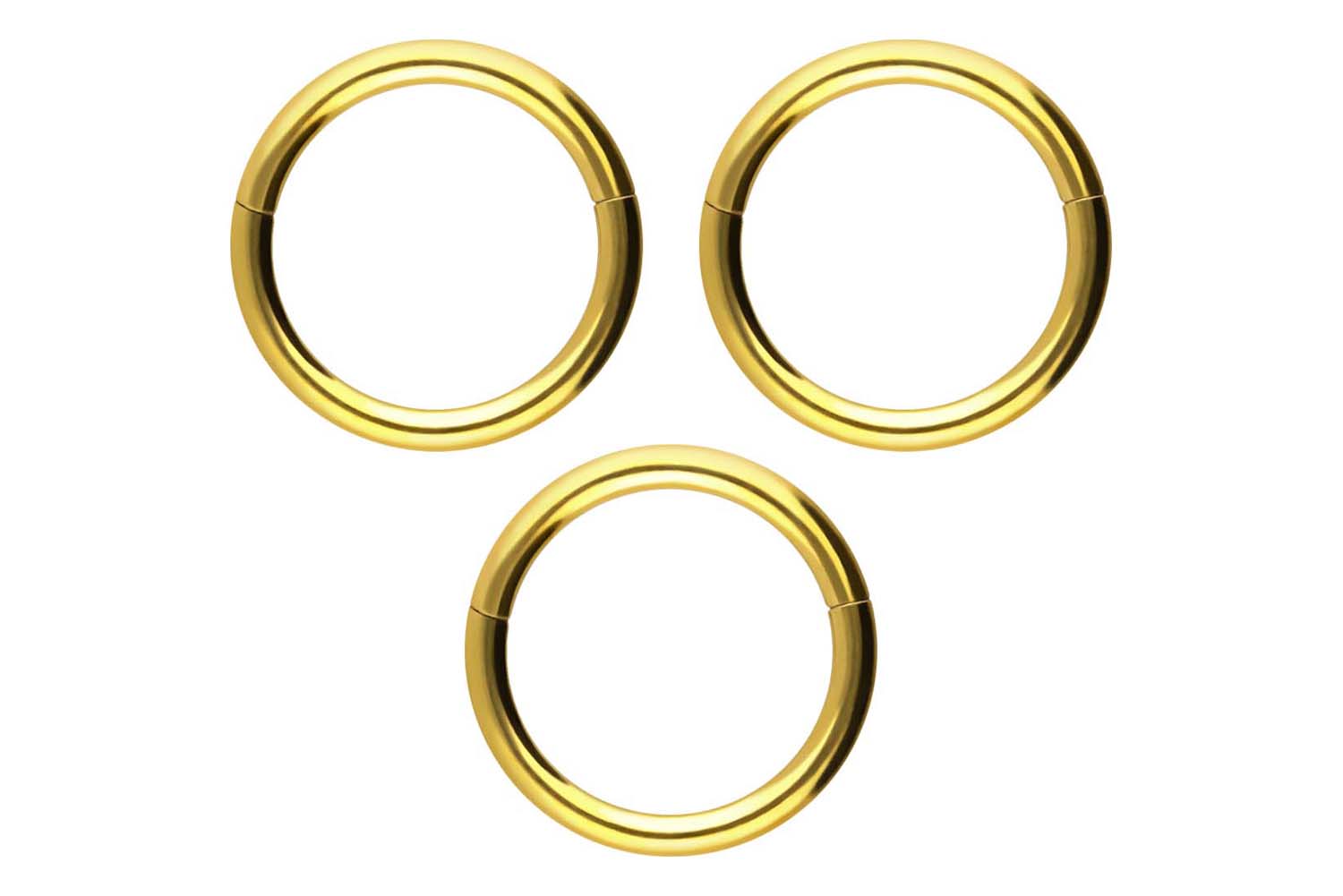 SET Chirurgenstahl Segmentring Clicker Piercing